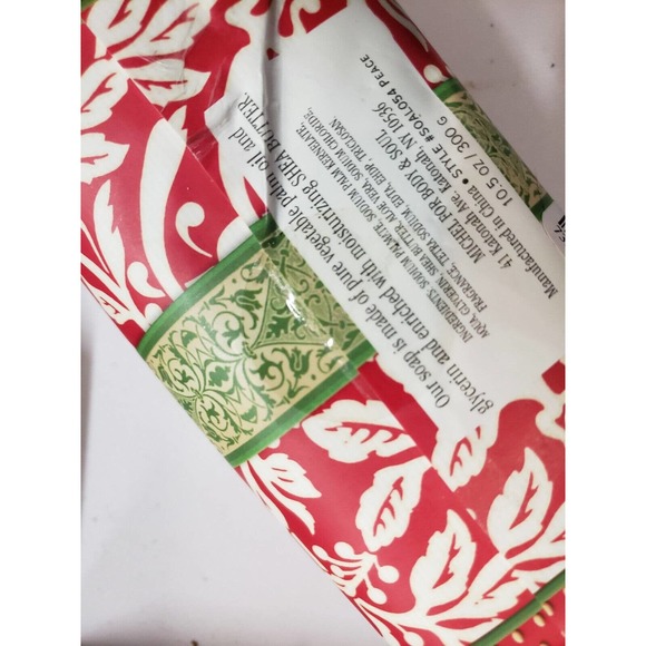 Lot of 5 Michel Soap Peppermint Shea Butter Pure & Simple for Body & Soul NWT - Picture 8 of 9